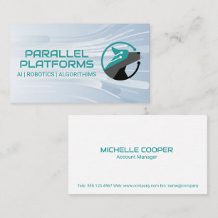 Robo Dog AI-technologie Visitekaartje