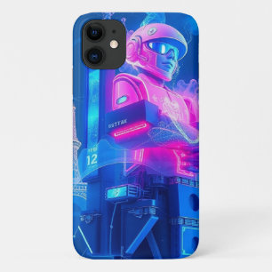 Robo Neon Graphic – Mobiel iPhone 11 Hoesje