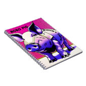 ROBO PIG Journal. Texte modifiable. Carnet (Côté Droit)