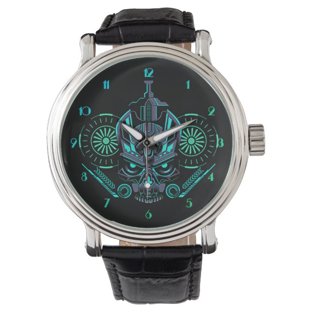 Robo Skull Horloge (Voorkant)