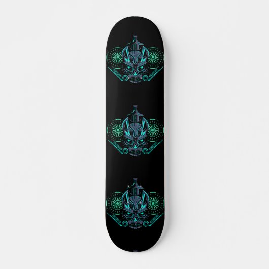 Robo Skull Skateboard (Voorkant)