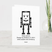 Robo-telefoon Kaart (Achterkant)