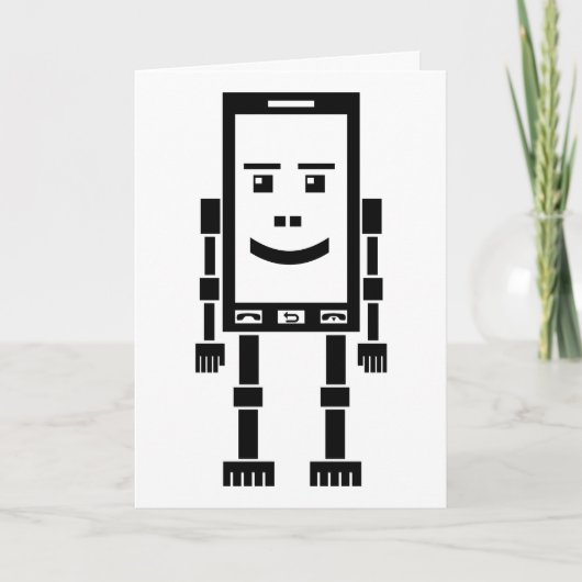 Robo-telefoon Kaart (Voorkant)
