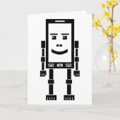 Robo-telefoon Kaart (Gele Bloem)