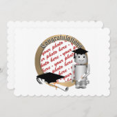 Robo-X9 Robot Afstuderen Foto Lijst Kaart (Voorkant / Achterkant)