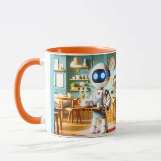 RoboBarista - AI Coffee Master Mug (Gauche)