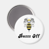Robobee Bumble Bee Buzz Off Magnet (Recto/Verso)