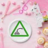 Robogeband Papieren Bordje (Feest)