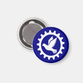 RoboitFreedom.com koelkastmagneet Magneet (Voorkant / Achterkant)