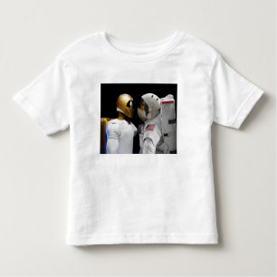 Robonaut 2, een handige, humanoïde astronaut hel 3 kinder shirts