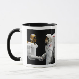 Robonaut 2, een handige, humanoïde astronaut hel 4 mok