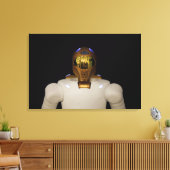 Robonaut 2, een handige, humanoïde astronaut hel canvas afdruk (Insitu (Woonkamer))