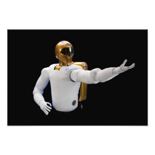 Robonaut 2, een handige, humanoïde astronaut hel foto afdruk
