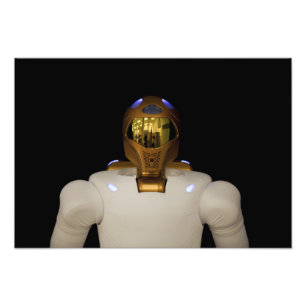 Robonaut 2, een handige, humanoïde astronaut hel  foto afdruk
