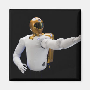 Robonaut 2, een handige, humanoïde astronaut hel magneet