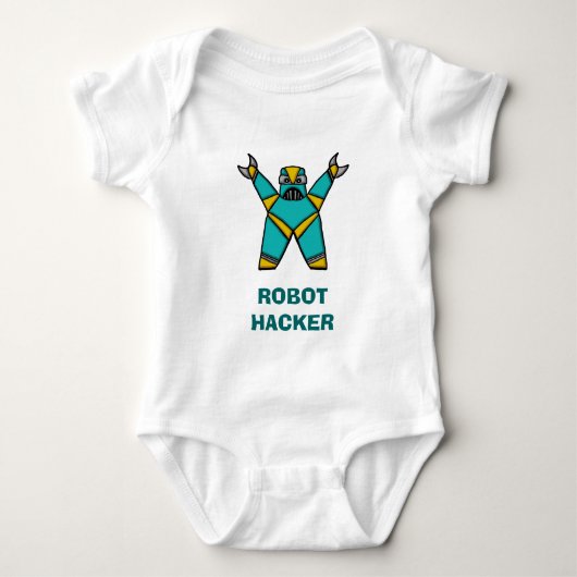 robot12, ROBOT HACKER Romper (Voorkant)