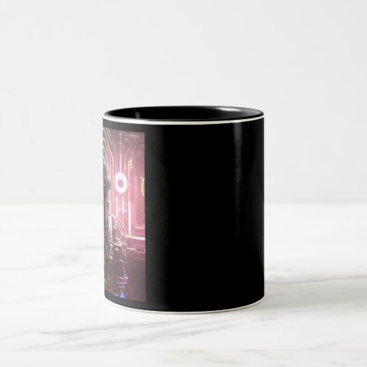 Robot 1 black tasse à deux tons (Centre)