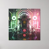 Robot 1 canvasafdruk canvas afdruk (Voorkant)