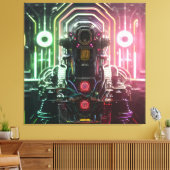 Robot 1 canvasafdruk canvas afdruk (Insitu (Woonkamer))