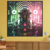 Robot 1 canvasafdruk canvas afdruk (Insitu (Woonkamer))