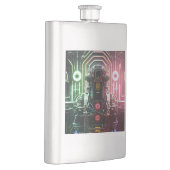 Robot 1 fiole en acier inoxydable (Droite)