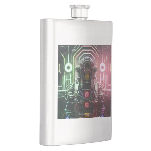 Robot 1 fiole en acier inoxydable (Droite)