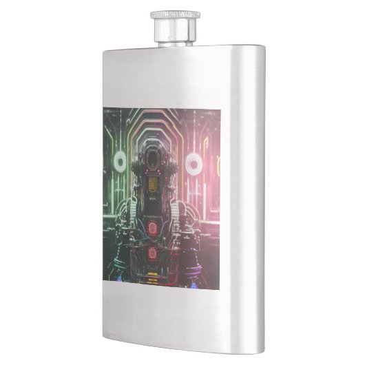 Robot 1 fiole en acier inoxydable (Gauche)