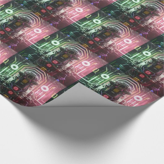 Robot 1 glanzend inpakpapier (Hoek)