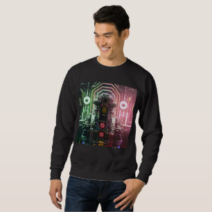 Robot 1 homme noir sweatshirt