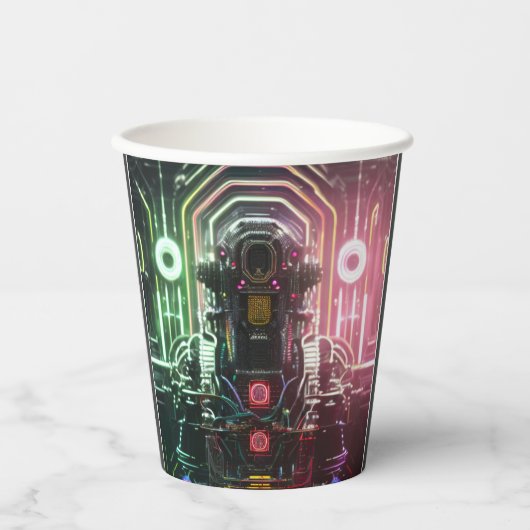 Robot 1 papieren bekers (Voorkant)