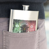 Robot 1 roestvrij stalen kolf flacon (Voorbeeld)