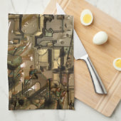 Robot 1 serviette de cuisine (Quart Plié)