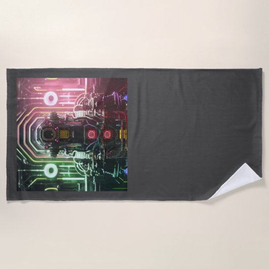 Robot 1 serviette de plage (Devant)