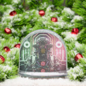 Robot 1 snow globe (Noël)