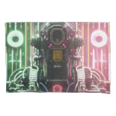 Robot 1 taies d'oreillers standard 2 faces paire (devant-gauche)