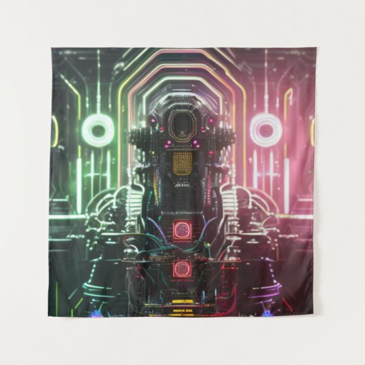 Robot 1 wandtapijt wandkleed (Voorkant)