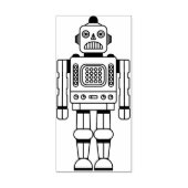 Robot 200423(01) 	rubberstempel (Afrduk)