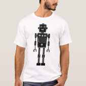 Robot 270620/011 - T-shirt noir et blanc (Devant)