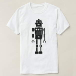 Robot 270620/011 - T-Shirt zwart en wit