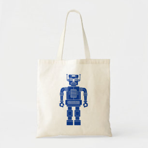 Robot 270620/04 - Sac fourre-tout bleu et blanc de