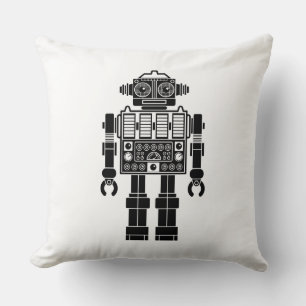 Robot 270620/04 - Zwart-wit Kussen