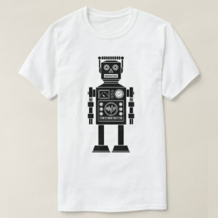 Robot 270620/06 - T-Shirt zwart en wit