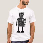 Robot 270620/06 - T-Shirt zwart en wit (Voorkant)