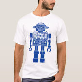 Robot 270620/08 - T-shirt bleu et blanc de la Mari (Devant)