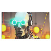 Robot 2 blanc King taies d'oreiller paire (devant-Droit)