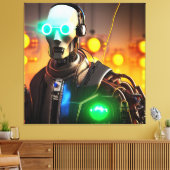 Robot 2 canvas afdrukken (Insitu (Woonkamer))