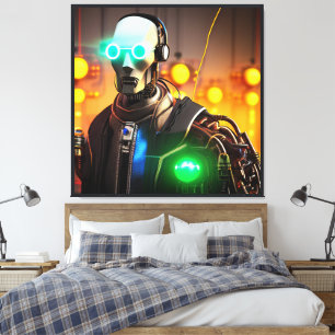 Robot 2 canvas afdrukken