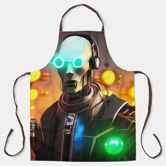 Robot 2 chef-schort schort (Voorkant)