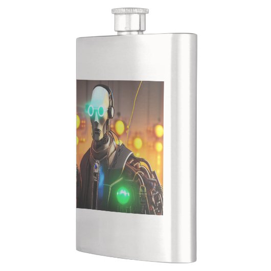 Robot 2 fiole en acier inoxydable (Gauche)