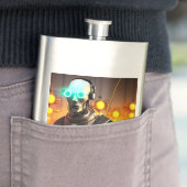 Robot 2 fiole en acier inoxydable (En situation)